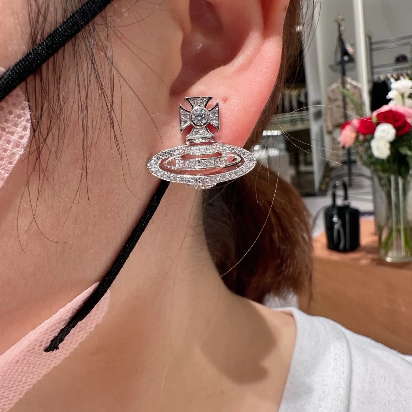 Vivienne Westwood Orb Earrings